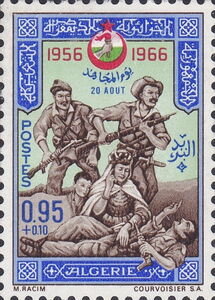 Fighters and Wounded with Nurse